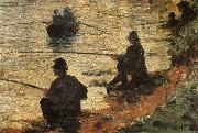 Georges Seurat Fisherman USA oil painting artist